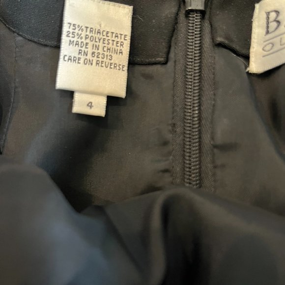 Oleg Cassini Black Backless Dress - Picture 7 of 7